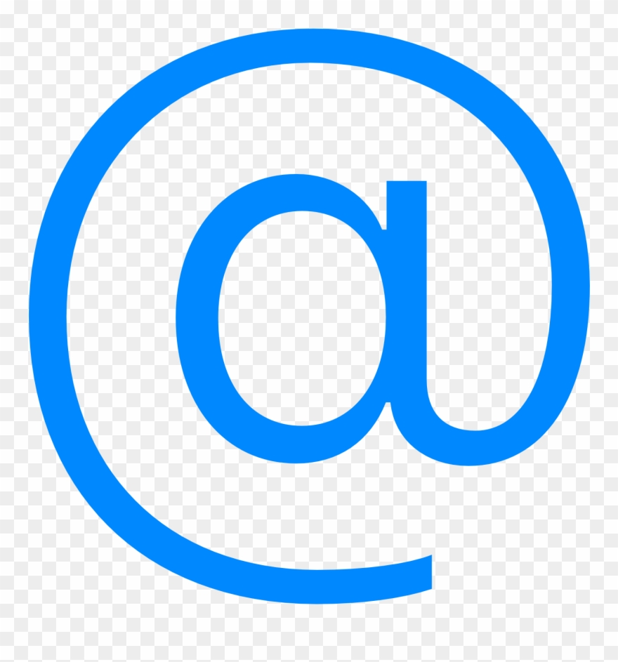 880x943 Email Icon Blue Png Clipart