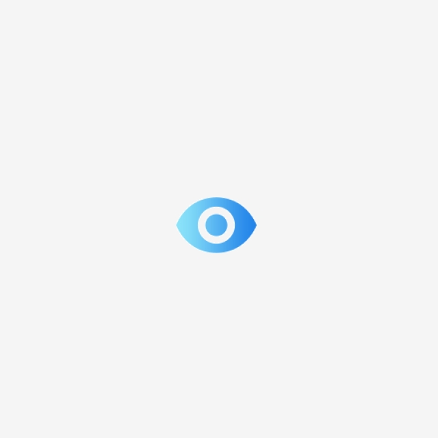 640x640 Colored Gradient Blue Eye Icon, Colored Gradient, Blue Eyes, Eyes