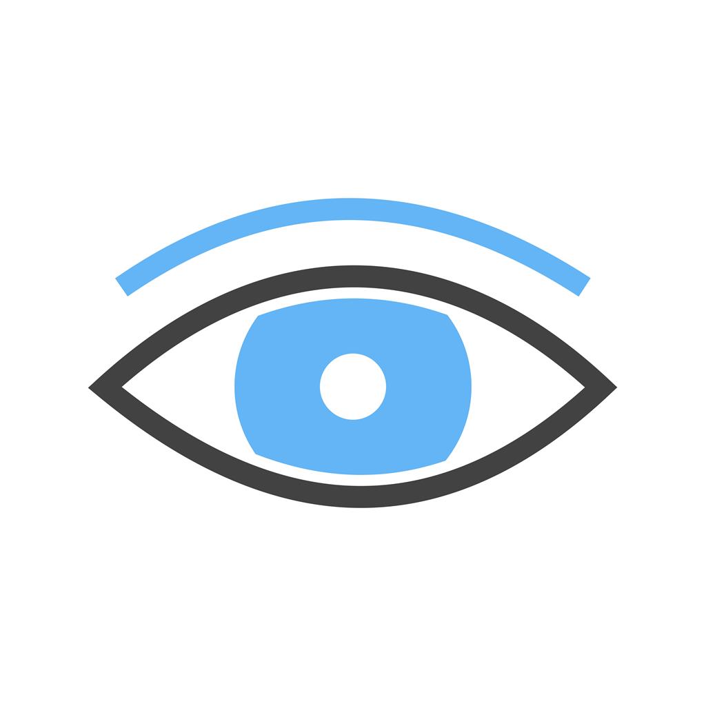 1024x1024 Eye Blue Black Icon