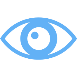 256x256 Tropical Blue Eye Icon