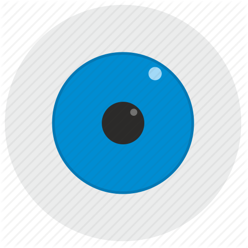 512x512 Blue, Eye Icon