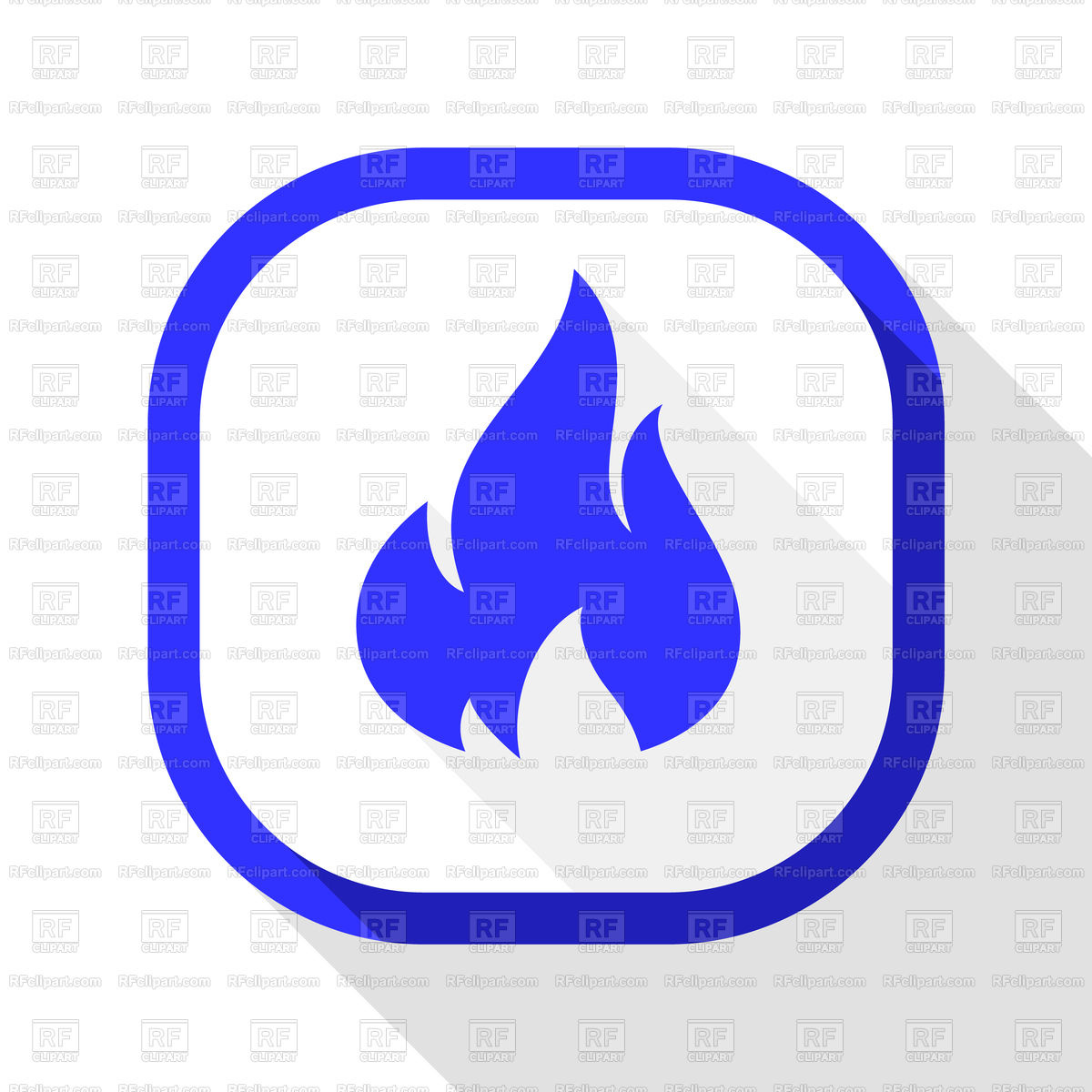 Fire Blue Colored Icon With Shadow On A Rounded Square Button 1200x1200 Fire Blue Colored Icon With Shadow On A Rounded Square Button