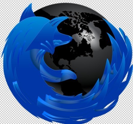 443x411 Free Blue And Dark Firefox Browser Icon