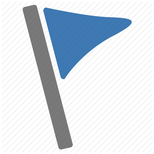 512x512 Blue, Flag, Important, Location, Marker, Pin, Rally Icon