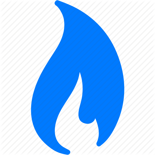 Blue Flame Icon