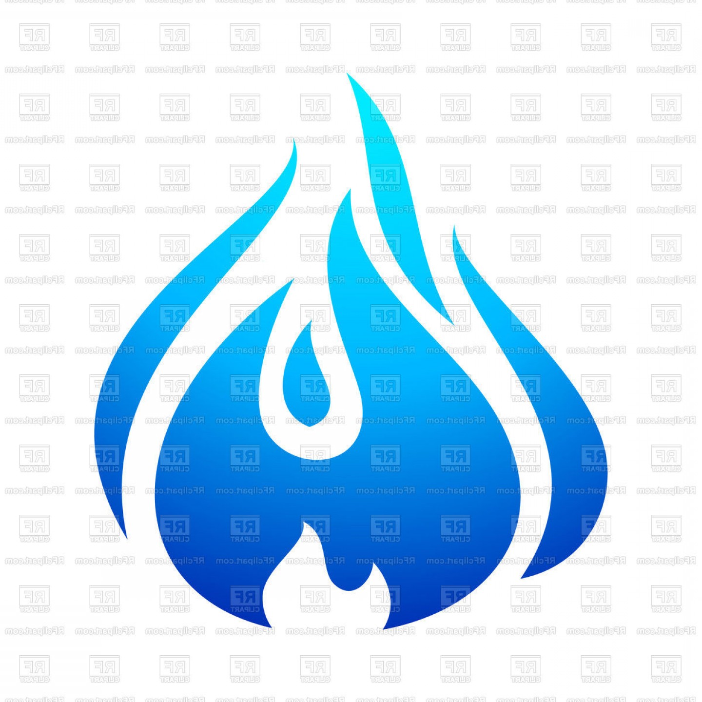1440x1440 Blue Flame Vector Catchsplace