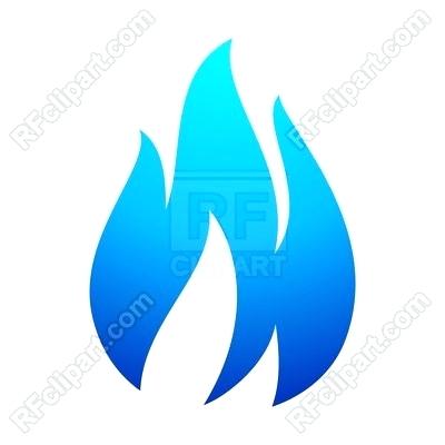 400x400 Blue Flame Clipart