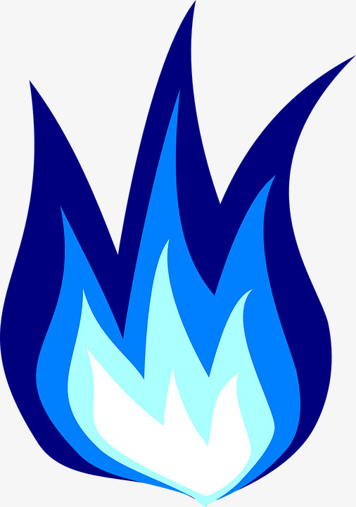506x720 Blue Flame Clipart