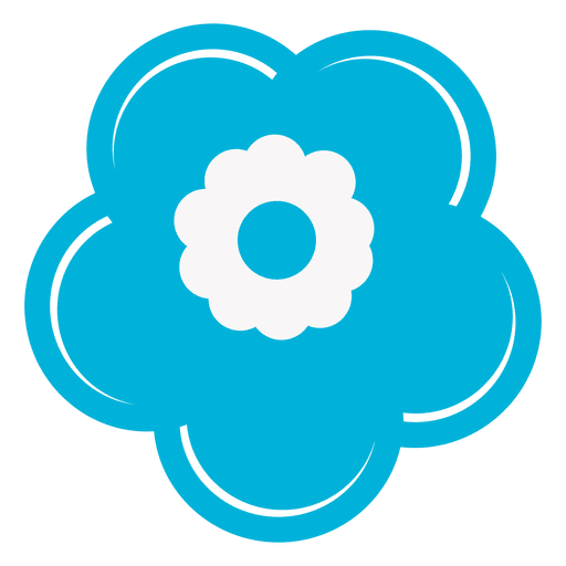 512x512 Blue Flower Icon
