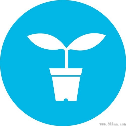 500x500 Blue Flower Icon Vector Free Vector In Adobe Illustrator