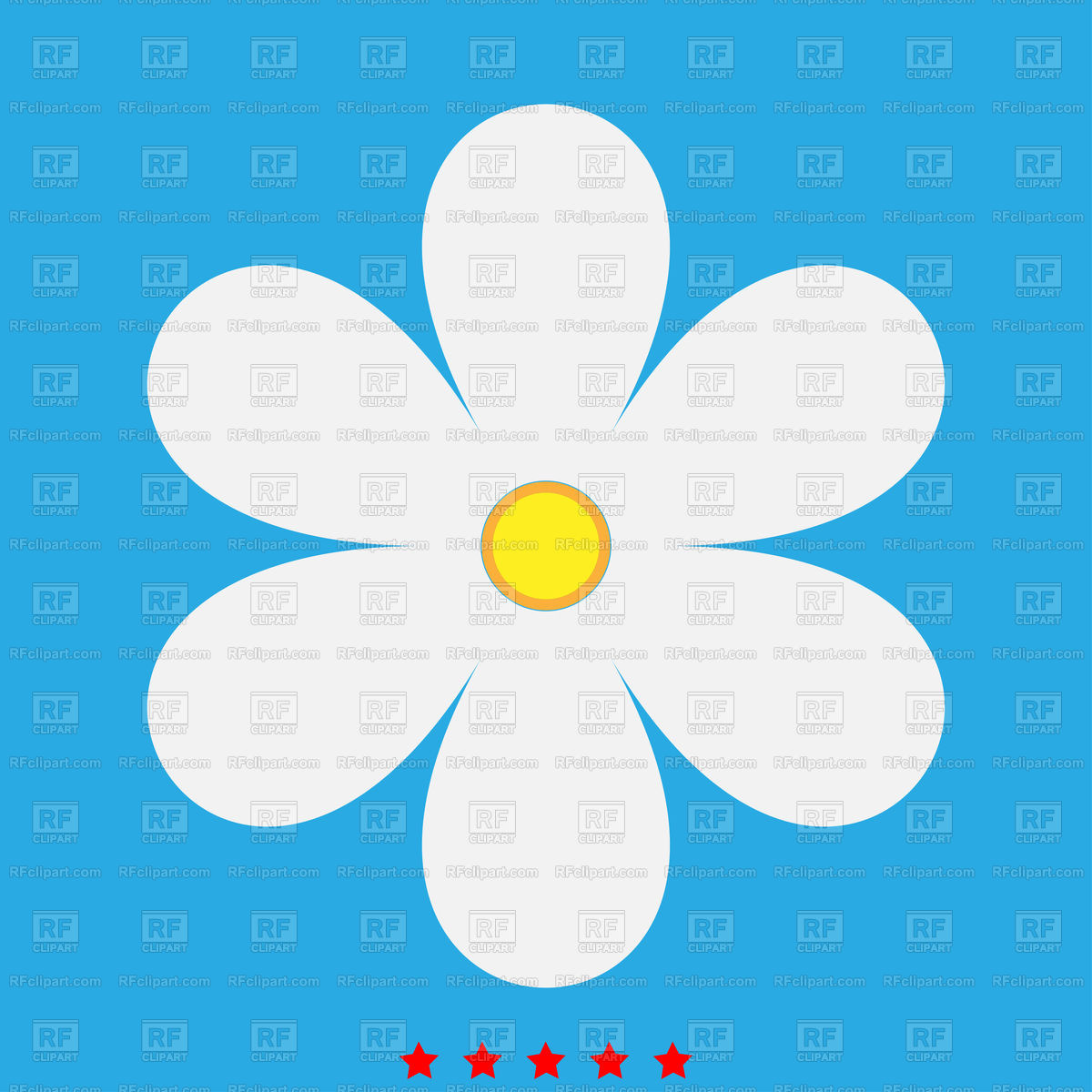 1200x1200 Flower Icon Simple Style Vector Image Of Icons And Emblems