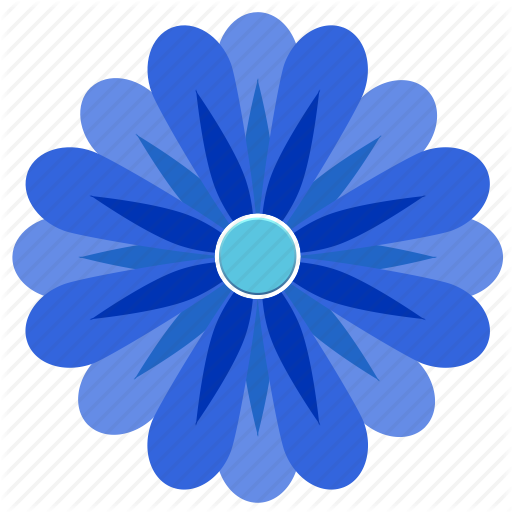 512x512 Blue, Bud, Flower, Plant Icon