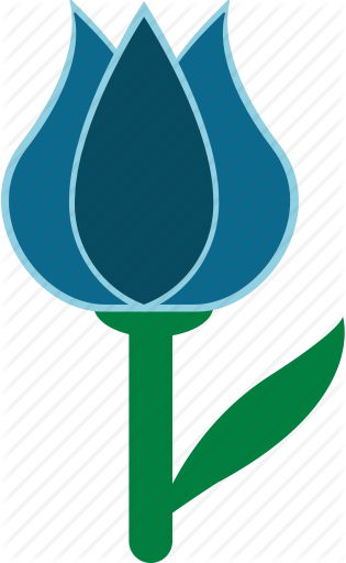 315x512 Blue, Easter, Flower Icon