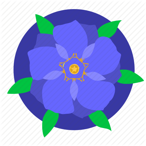 512x512 Blue, Flower, Nature, Plant, Violet Icon