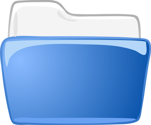500x416 Blue Folder Icon
