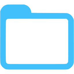 256x256 Caribbean Blue Folder Icon