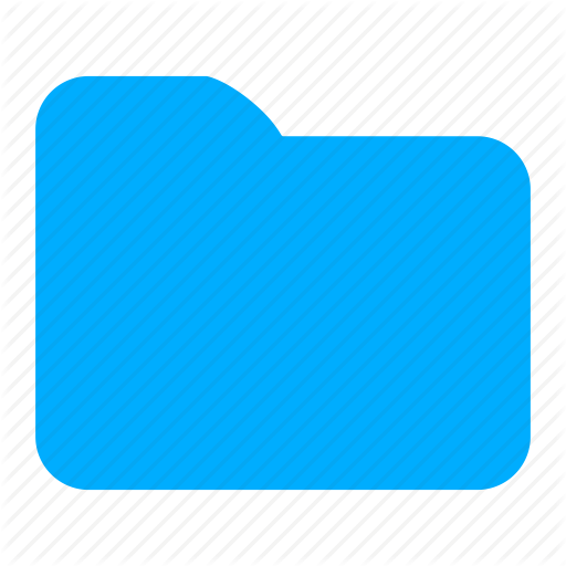 Blue Folder Icon at Vectorified.com | Collection of Blue Folder Icon ...