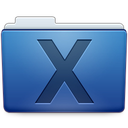 256x256 System Folder Blue Icon