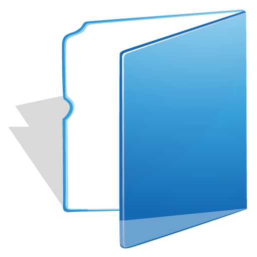 Blue Folder Icon at Vectorified.com | Collection of Blue Folder Icon ...