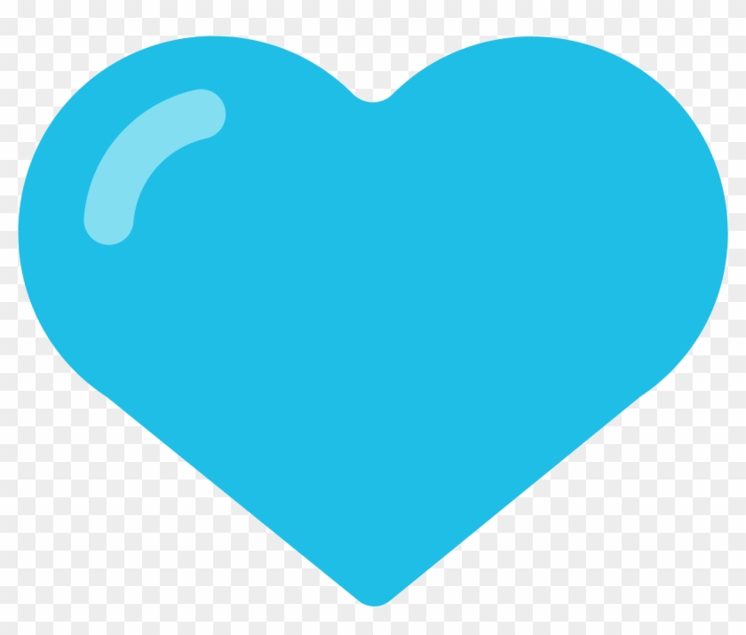 840x715 Blue Heart Icon Png Download