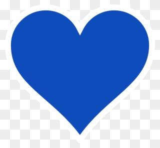320x297 Free Png Blue Heart Clip Art Download