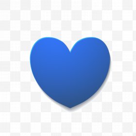 280x280 Blue Heart Love, Png, Blue, Color, Heart, Love, Red