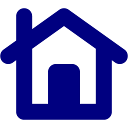 256x256 Navy Blue Home Icon
