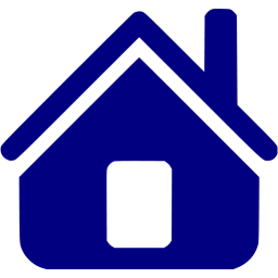 256x256 Navy Blue Home Icon
