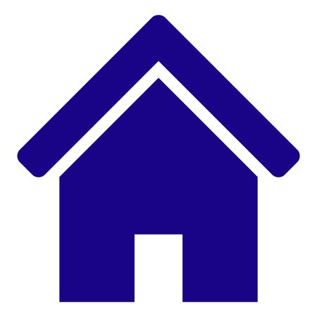 450x450 Vector Illustration Of Dark Blue Home Icon Freestock Icons