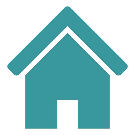 450x450 Vector Illustration Of Home Icon In Light Blue Freestock Icons