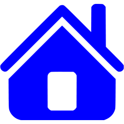 256x256 Blue Home Icon