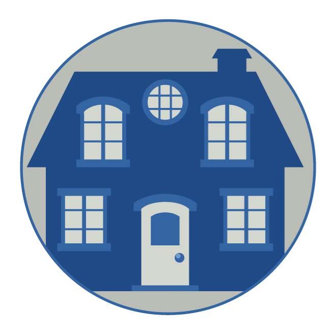 Blue House Icon 660x660 Blue House Icon