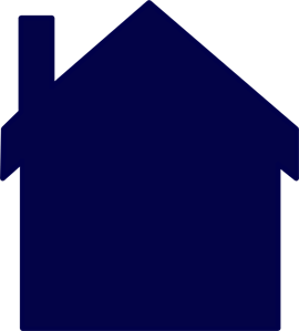 Navy Blue House Png, Clip Art For Web 270x299 Navy Blue House Png, Clip Art For Web
