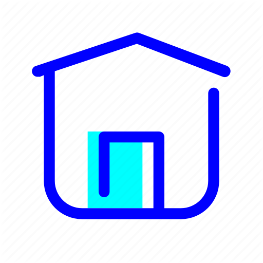 Blue, Estate, Home, House Icon 512x512 Blue, Estate, Home, House Icon