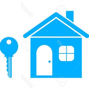 Blue House Icon Vector Clipart Handandbeak 300x300 Blue House Icon Vector Clipart Handandbeak