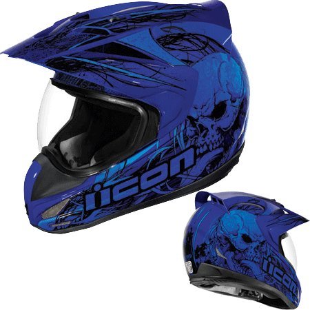 Blue Icon Helmet