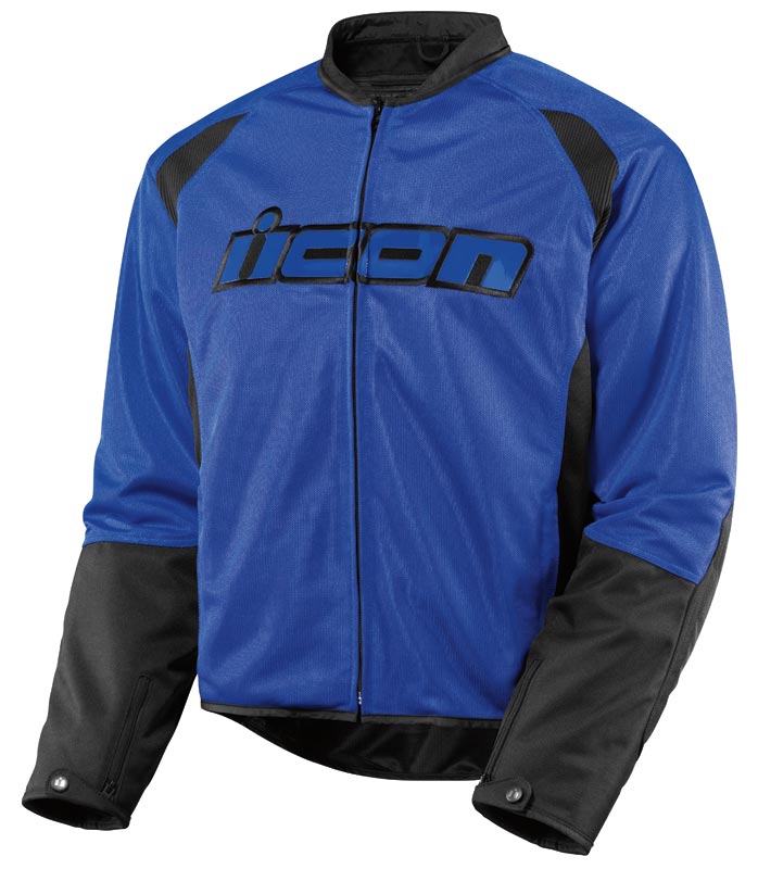 698x800 Icon Leather Goods, Icon Hooligan Textile Jacket Jackets Blue