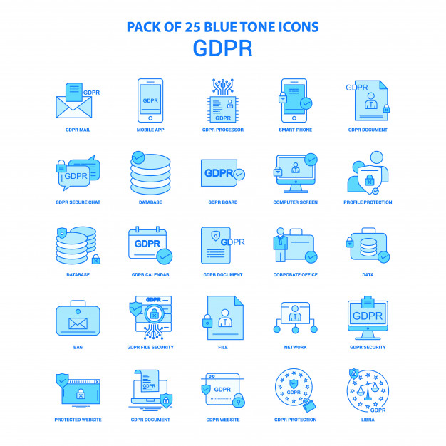 626x626 Gdpr Blue Tone Icon Pack Vector Free Download
