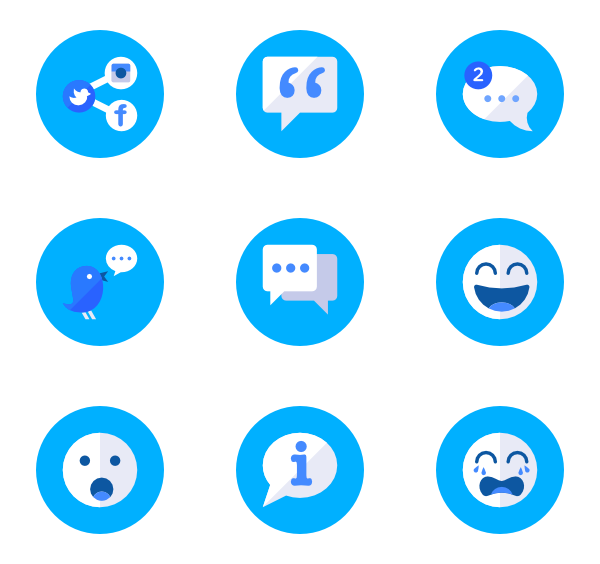 600x564 Essential Circle Icon Style Blue