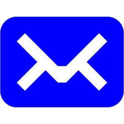 256x256 Blue Mail Icon