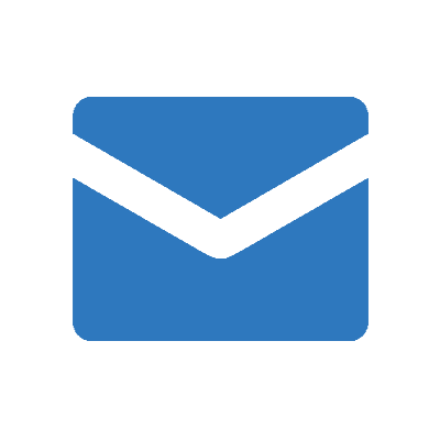 400x400 Blue Mail Icon Png Png Image