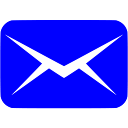 256x256 Blue Message Icon