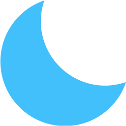 256x256 Caribbean Blue Moon Icon