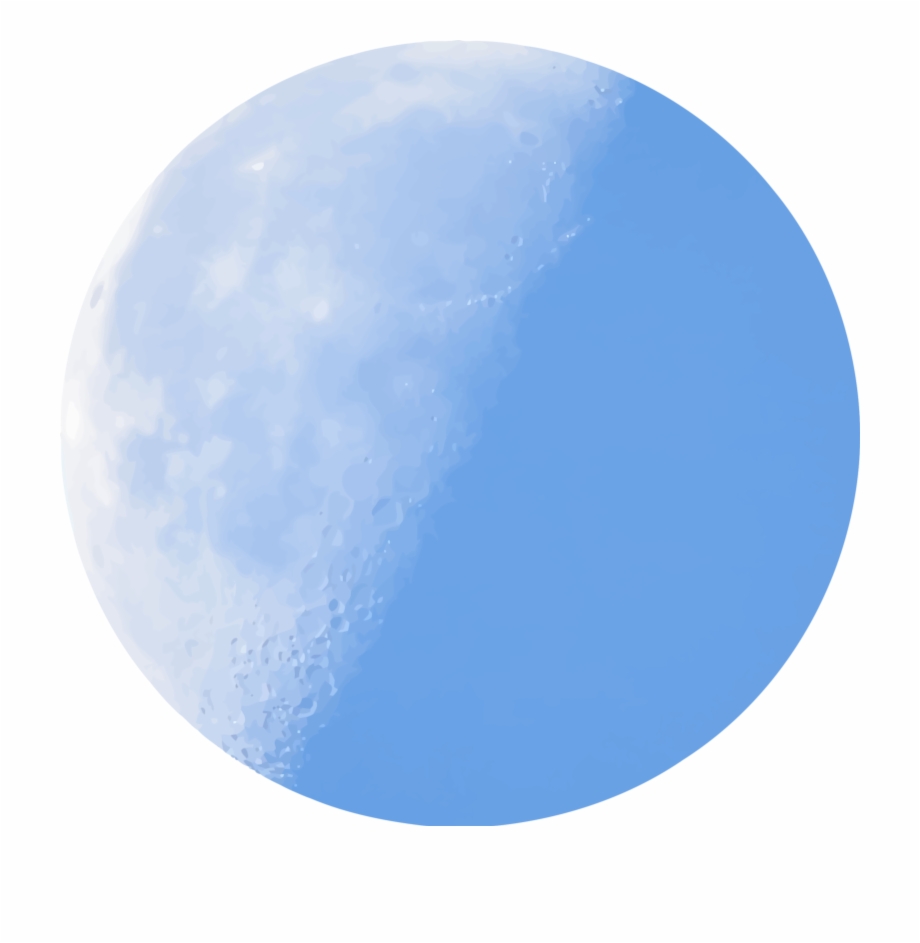 920x943 Isolated Half Moon In Daylight Icons Png