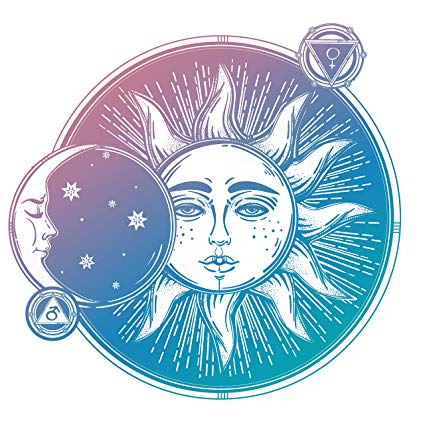 425x425 Bohemian Sun And Moon Icon