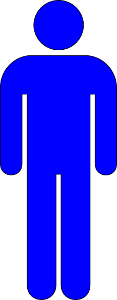 Blue Person Icon