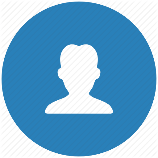 512x512 Blue, Body, Man, Person, Round Icon