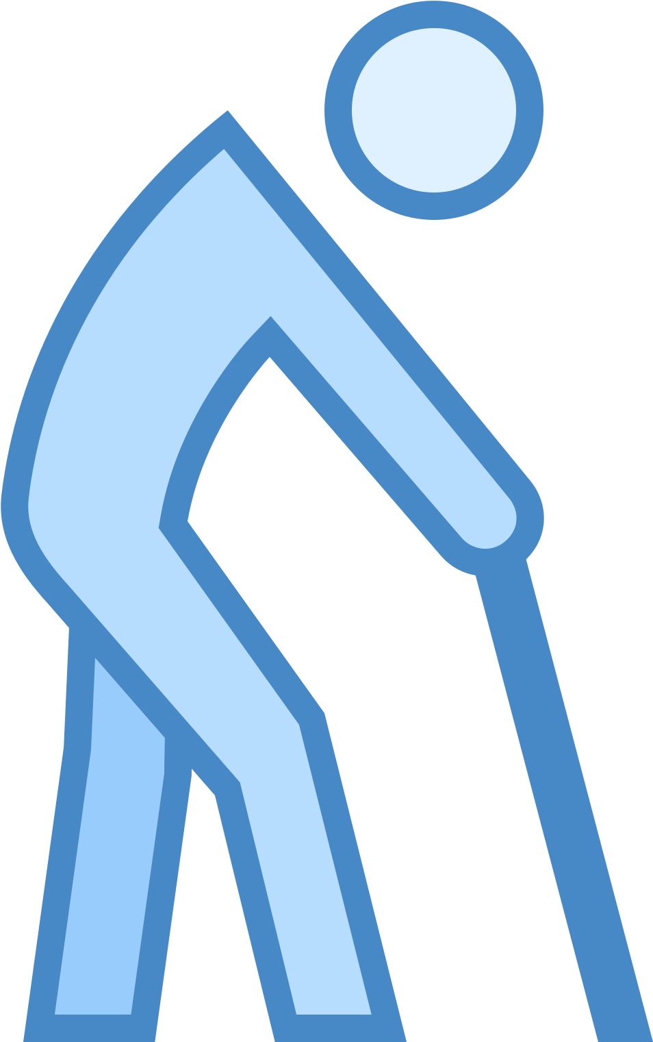 954x1521 Hd Elderly Person Icon