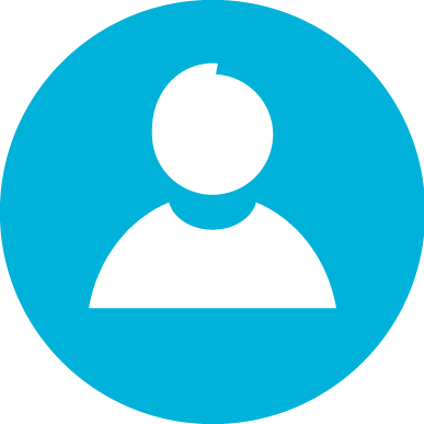 387x387 Person Icon Blue