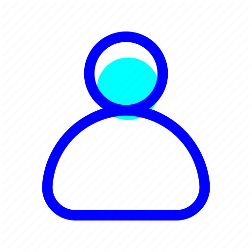 512x512 Avatar, Blue, Person, Profile, User Icon